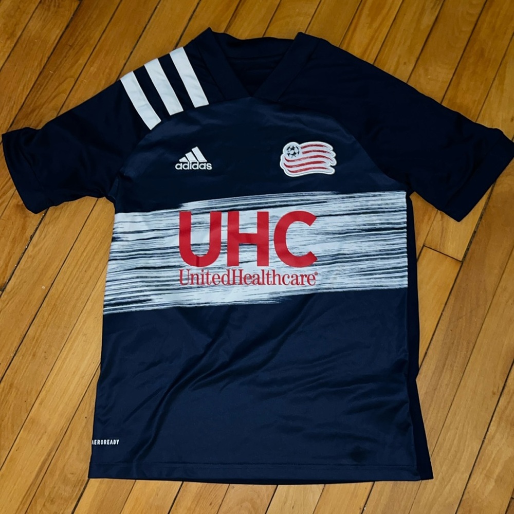 NE Revolution Adidas Soccer Jersey KIDS